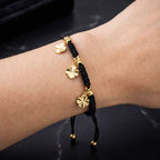 Golden Clover - Pulsera Tejida