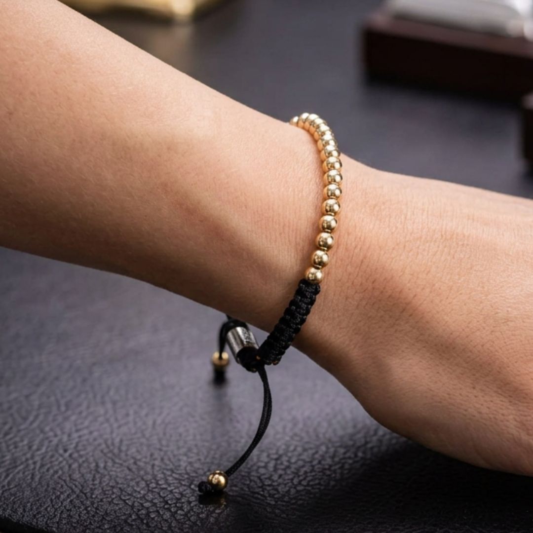 Essential Noir - Pulsera Tejida