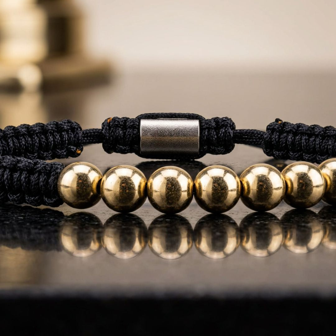 Essential Noir - Pulsera Tejida