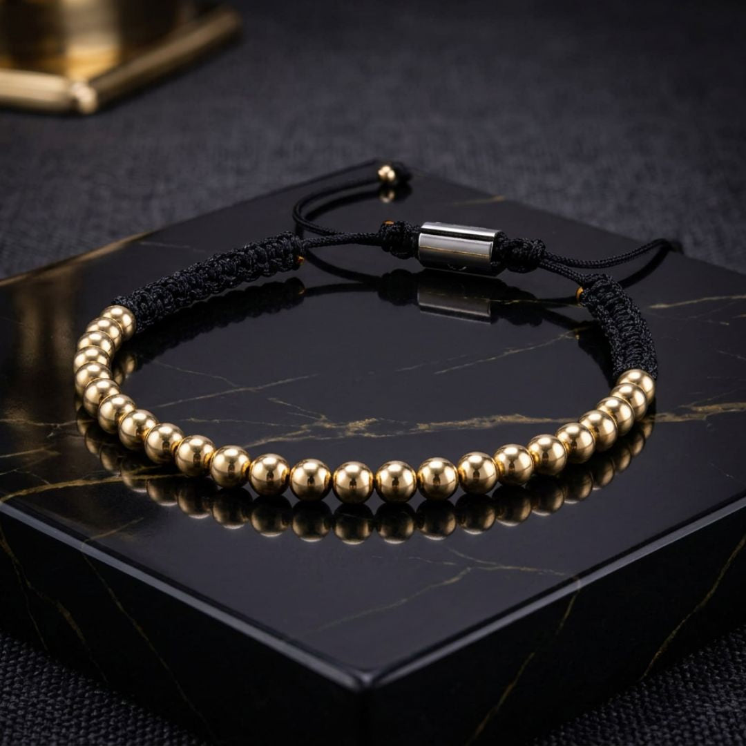 Essential Noir - Pulsera Tejida