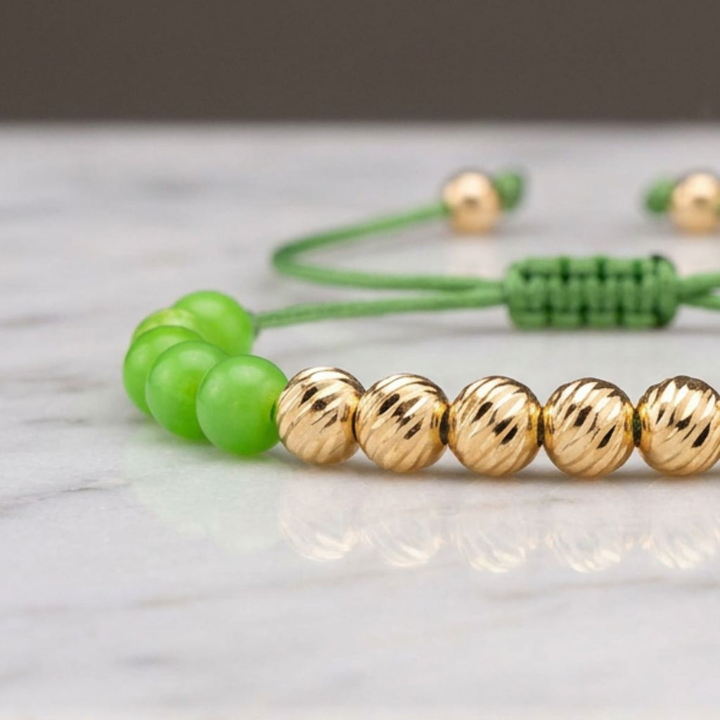 Green Glow - Pulsera Tejida
