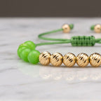 Green Glow - Pulsera Tejida