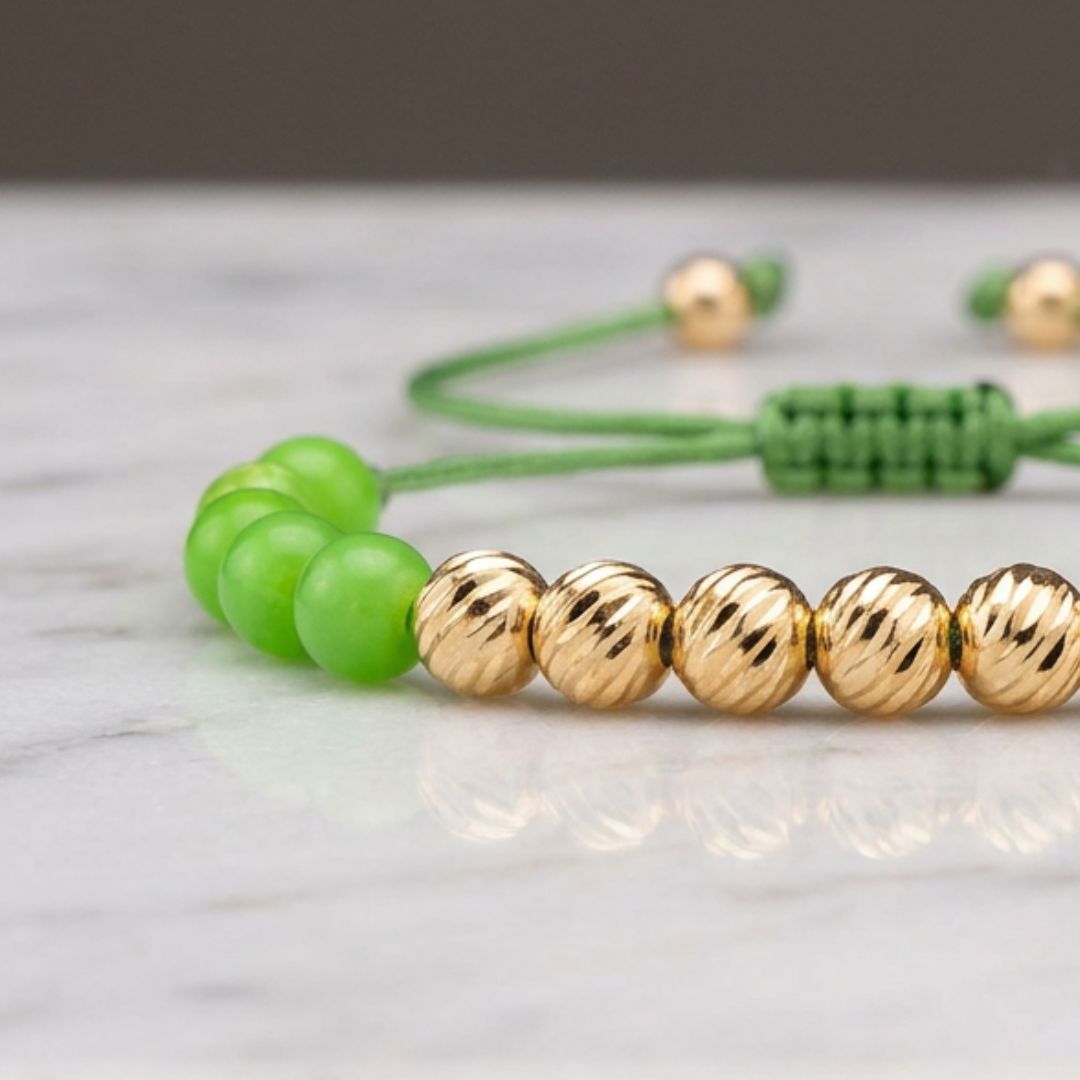 Green Glow - Pulsera Tejida