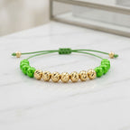 Green Glow - Pulsera Tejida