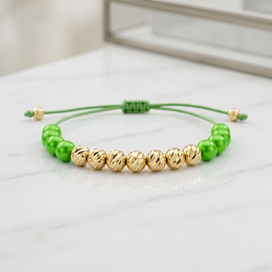 Green Glow - Pulsera Tejida