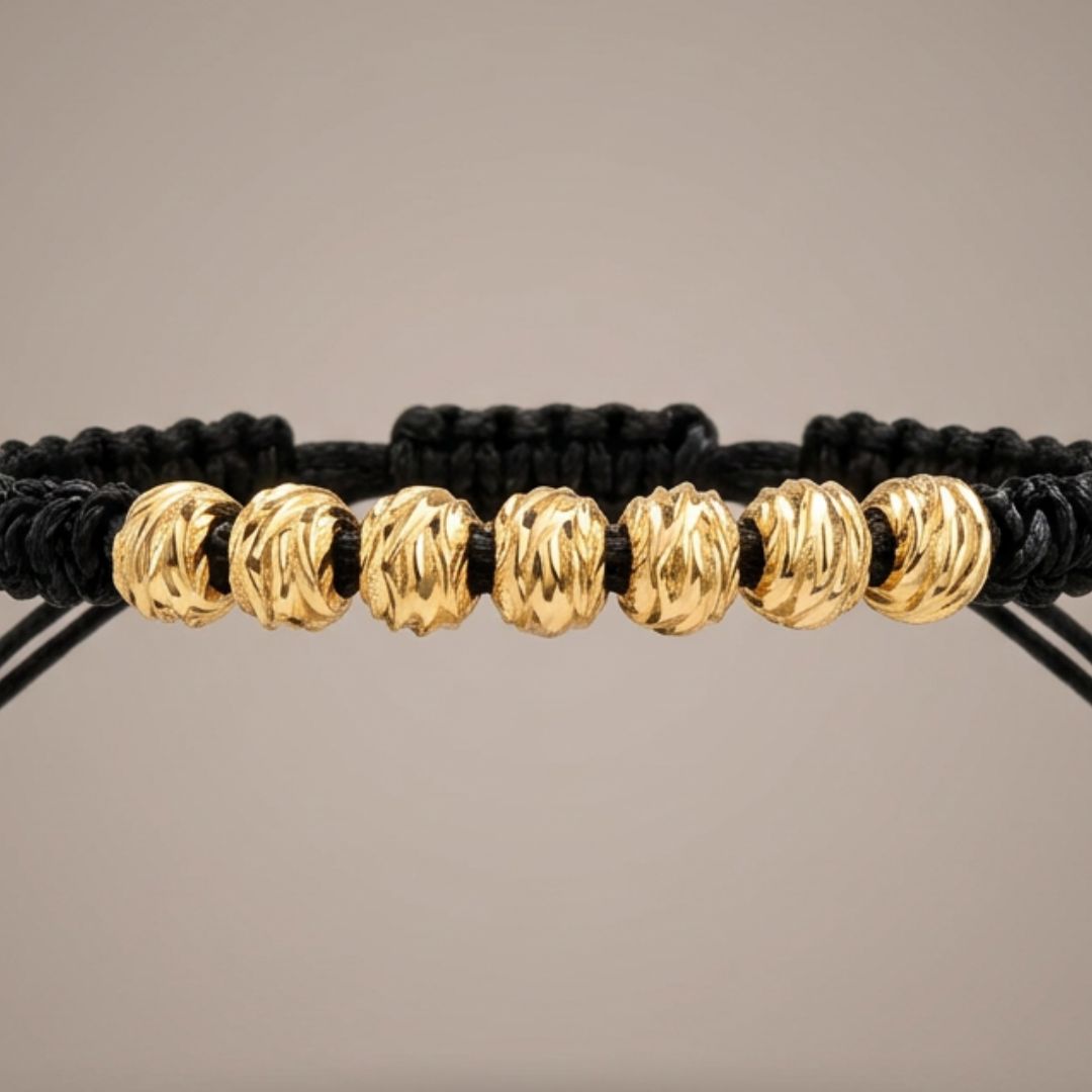 Dominus Black - Pulsera Tejida