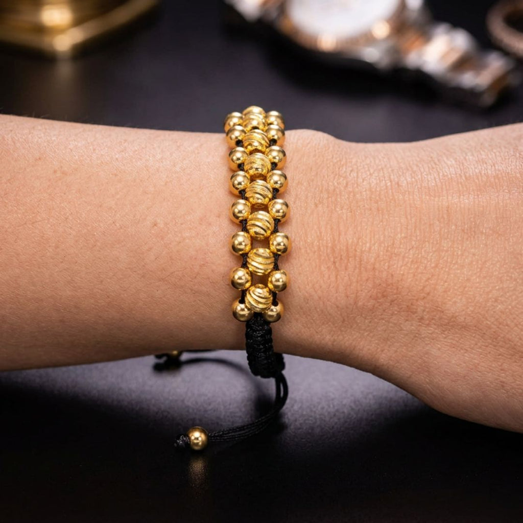 Golden Eclipse - Pulsera Tejida