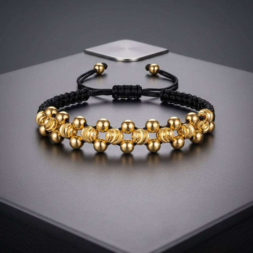 Golden Eclipse - Pulsera Tejida