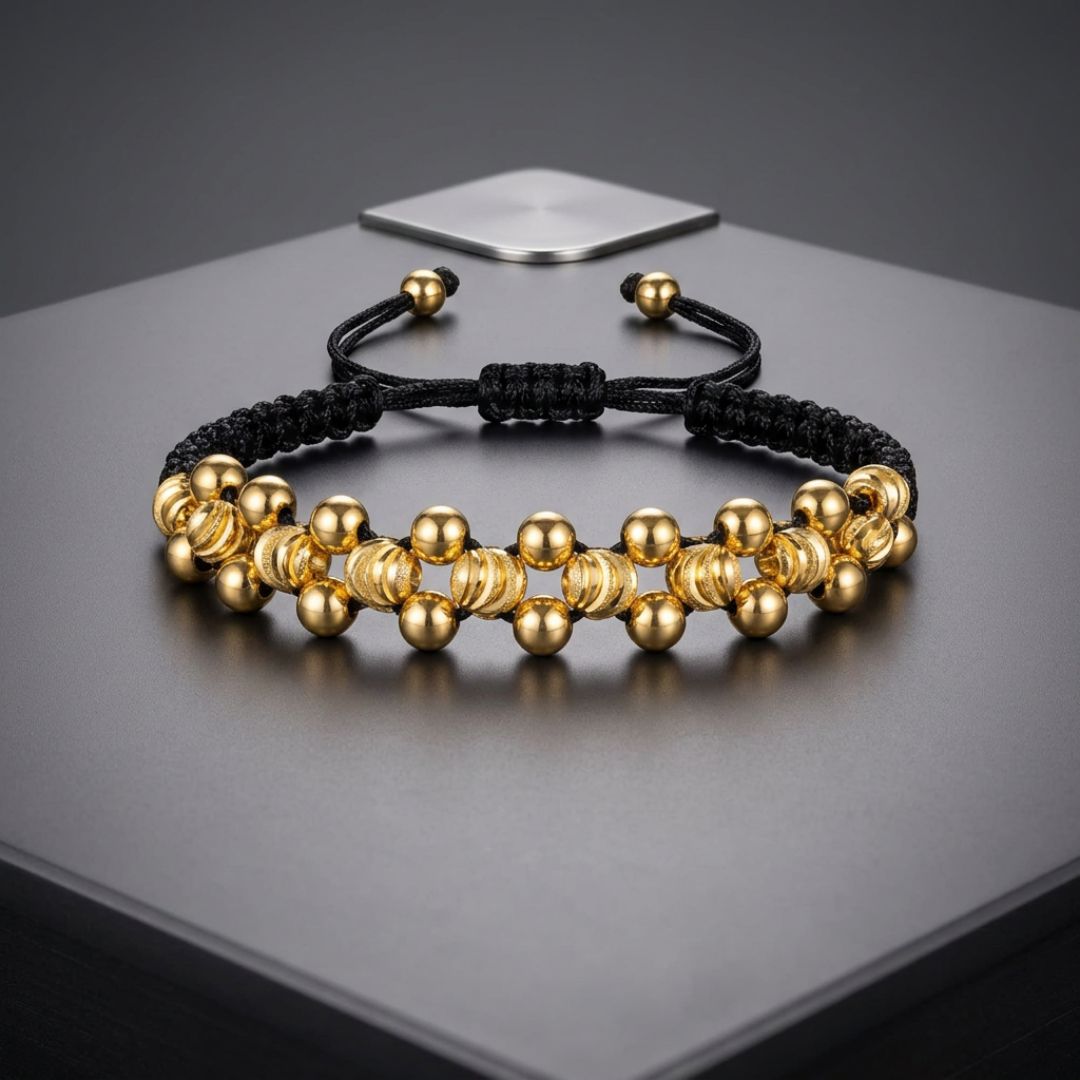 Golden Eclipse - Pulsera Tejida