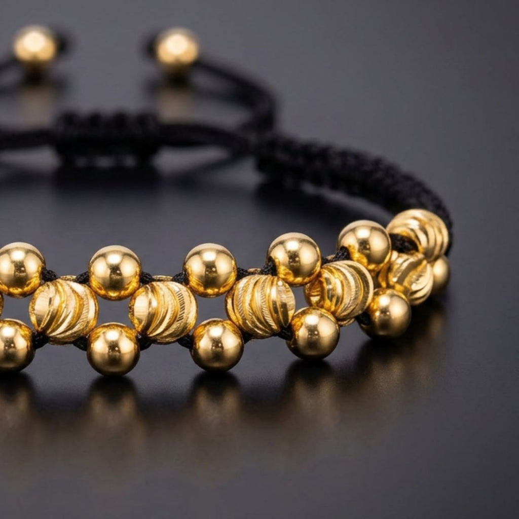Golden Eclipse - Pulsera Tejida