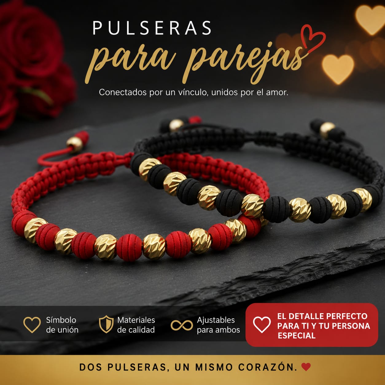 pulsera para parejas