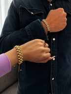 pulsera triple carril
