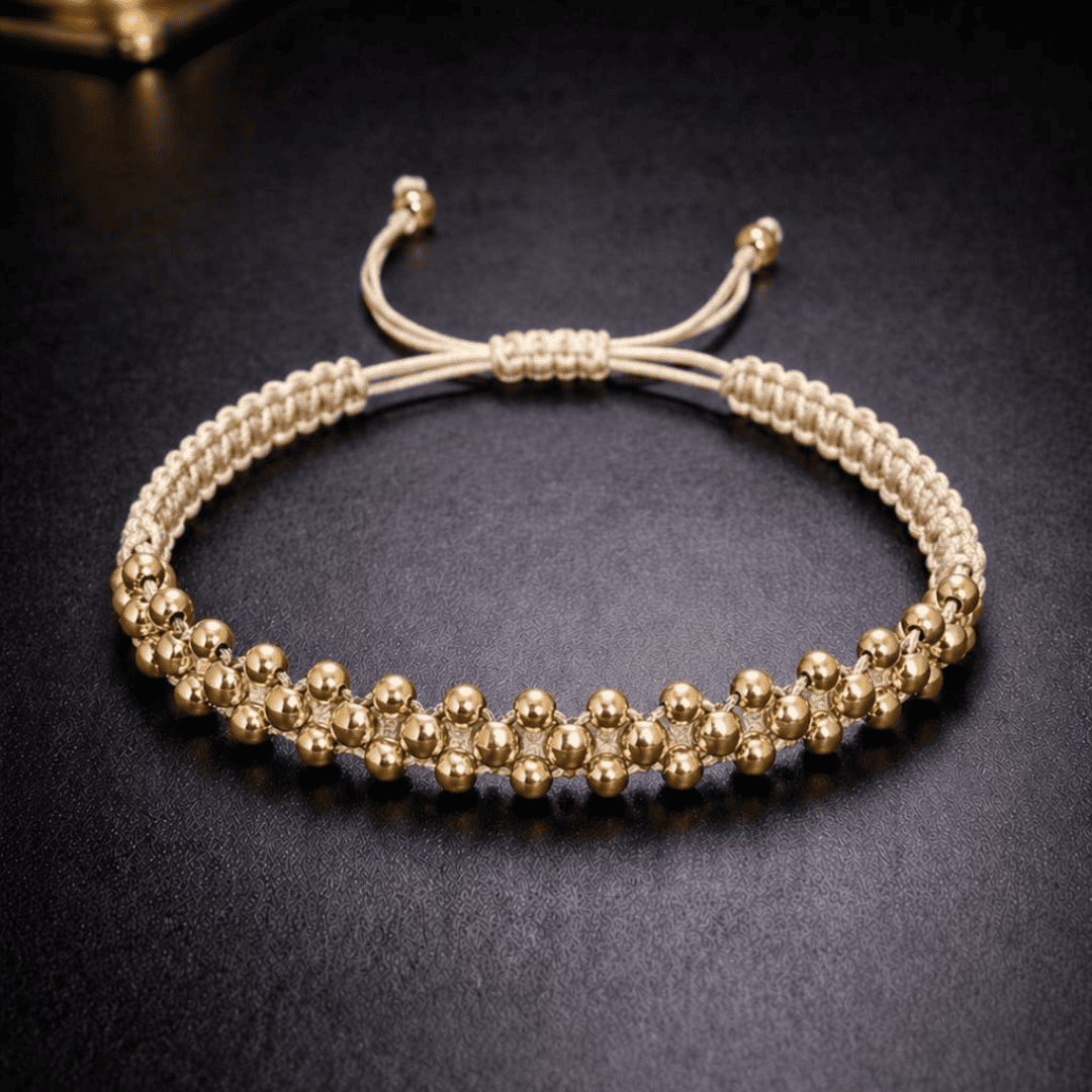 Azure Luxe - Pulsera Tejida
